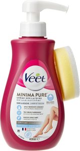 La crème dépilatoire pour peaux sensibles Veet - Le Tube de 400ml