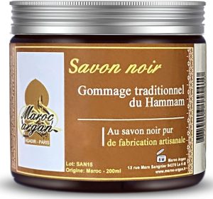 Le gommage pour le corps au Savon noir traditionnel 100% naturel