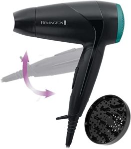 Le sèche-cheveux pliable de voyage Remington 2000 Watts
