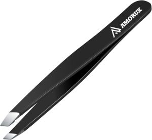 La pince à épiler les sourcils oblique Pointe améliorée R.A