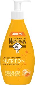 Le lait hydratant pour le corps au beurre de karité Le Petit Marseillais