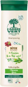 Le shampoing pour les cheveux gras L'arbre Vert