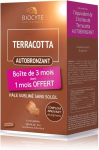 Les gélules auto-bronzantes Biocyte