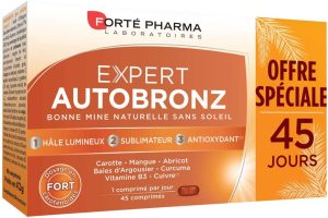 Les gélules auto-bronzantes Forté Pharma