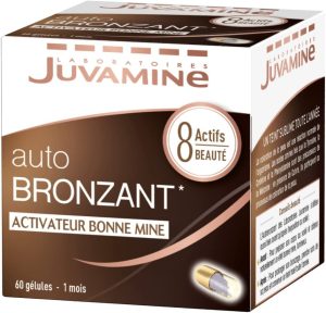 Les gélules auto-bronzantes Juvamine